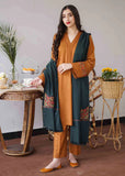 3 Piece Unstitched Embroidered Dhanak Wool Suit With Embroidered Dhanak Wool Shawl GA-1120