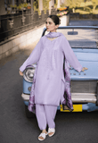 3 Piece Unstitched Heavy Embroidered Lawn Suit with Printed Lawn Dupatta ZS2625