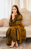 3 Piece Unstitched Heavy Embroidered Dhanak Suit ( Four Sided Embroidered Dhanak Shawl )MB-100