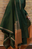 3 Piece Unstitched Embroidered Dhanak Wool Suit With Digital Printed Dhanak Wool Shawl BR-1075