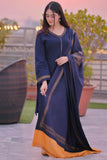 3 Piece Unstitched Embroidered Dhanak Wool Suit With Digital Printed Dhanak Wool Shawl BR1145