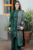 3 Piece Unstitched Heavy Embroidered Pure Lawn Suit with Printed Lawn Dupatta SR2565