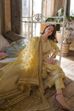 3 Piece Unstitched Heavy Embroidered Pure Lawn Suit with Embroidered Organza Dupatta SP62