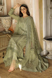 3 Piece Unstitched Heavy Embroidered Chickenkari Pure Lawn Suit With Heavy Embroidered Bamber Chiffon Dupatta SN60