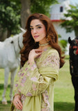 3 Piece Unstitched Heavy Embroidered Chickan Kari Lawn Suit ( Four-sided Embroidered Cotton Net Dupatta )EL-2720