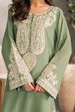 3 Piece Unstitched Heavy Embroidered Lawn Suit ( Plain Bamber Chiffon Dupatta )MR-2740