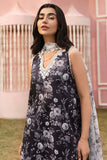 3 Piece Unstitched Embroidered Lawn Suit ( Fine Printed Crinkle Chiffon Dupatta )MB-480