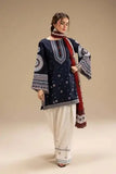 3 Piece Unstitched Heavy Embroidered Lawn Suit ( Printed Lawn Dupatta )RR-610