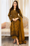 3 Piece Unstitched Heavy Embroidered Lawn Suit ( Four-sided Embroidered Lawn Dupatta )MB-100