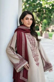 3 Piece Unstitched Heavy Embroidered Lawn Suit ( Embroidered Lawn Dupatta )KD-910