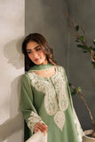 3 Piece Unstitched Heavy Embroidered Lawn Suit ( Plain Bamber Chiffon Dupatta )MR-2740