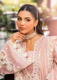3 Piece Unstitched Heavy Embroidered Chickan Kari Lawn Suit ( Four-sided Embroidered Cotton Net Dupatta )EL-2710