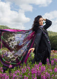 3 Piece Unstitched Heavy Embroidered Chickan Kari Lawn Suit ( Printed Fine Silk Dupatta )MS-2745