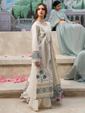3 Piece Unstitched Heavy Embroidered Chickan Kari Lawn Suit ( Four-sided Embroidered Lawn Dupatta )MR-2730