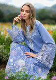3 Piece Unstitched Heavy Embroidered Lawn Suit ( Fine Printed Silk Dupatta )