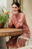3 Piece Unstitched Heavy Embroidered Lawn Suit ( Printed Fine Silk Dupatta )ZS-2755