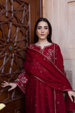 3 Piece Unstitched Heavy Embroidered Lawn Suit ( Full Embroidered Chiffon Dupatta )BT-2700