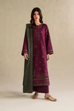 3 Piece Unstitched Heavy Embroidered Lawn Suit ( Four-sided Embroidered Lawn Dupatta )IZ-2705