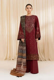 3 Piece Unstitched Heavy Embroidered Lawn Suit ( Fine Printed Lawn Dupatta )SP-2795