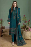 3 Piece Unstitched Heavy Embroidered Lawn Suit ( Four-sided Embroidered Lawn Dupatta )AJ-940