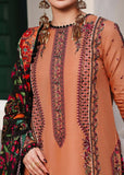 3 Piece Unstitched Heavy Embroidered Dhanak Suit ( Printed Woolen Shawl )