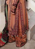 3 Piece Unstitched Heavy Embroidered Dhanak Suit ( Printed Woolen Shawl )