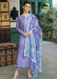 3 Piece Unstitched Heavy Embroidered Chickan Kari Pure Lawn Suit with Four Sided Embroidered Cotton Net Dupatta OR86