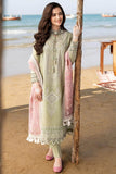3 Piece Unstitched Heavy Embroidered Chickan Kari Pure Lawn Suit with Printed Organza Dupatta CH10