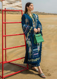 3 Piece Unstitched Heavy Embroidered Pure Lawn Suit With Heavy Embroidered Organza Dupatta SM30