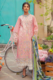 3 Piece Unstitched Heavy Embroidered Lawn Suit With Digital Printed Silk Dupatta