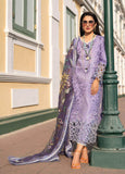 3 Piece Unstitched Heavy Embroidered Pure Lawn Suit With Digital Printed Silk Dupatta MS04