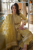 3 Piece Unstitched Heavy Embroidered Pure Lawn Suit with Embroidered Organza Dupatta SP62
