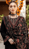 3 Piece Unstitched Heavy Embroidered Dhanak Wool Suit With Heavy Embroidered Dhanak Wool Shawl RM-650