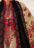 3 Piece Unstitched Heavy Embroidered Dhanak Wool Suit With Four Sided Embroidered Dhanak Shawl HR-690