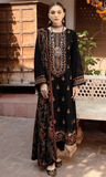 3 Piece Unstitched Heavy Embroidered Dhanak Wool Suit With Heavy Embroidered Dhanak Wool Shawl RM-650