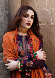 3 Piece Unstitched Heavy Embroidered Dhanak Wool Suit With Heavy Embroidered Dhanak Shawl AJ-680