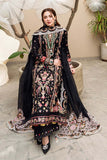 3 Piece Unstitched Heavy Embroidered Lawn Suit with Heavy Embroidered Chiffon Dupatta QL2655