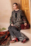 3 Piece Unstitched Embroidered Lawn Suit with Printed Lawn Dupatta MB478 B