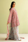 3 Piece Unstitched Digital Printed Lawn Suit with Fine Printed Lawn Dupatta CO494