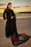 3 Piece Unstitched Heavy Embroidered Chickan Kari Lawn Suit with Four Sided Embroidered Organza Dupatta KH2640