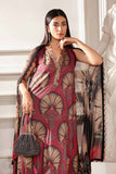 3 Piece Unstitched Digital Printed Lawn Suit with Printed Voil Dupatta MB444