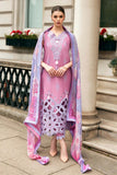 3 Piece Unstitched Heavy Embroidered Pure Lawn Suit with Fine Printed Poly Lawn Dupatta MQ2570B