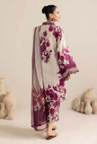 3 Piece Unstitched Embroidered Lawn Suit with Printed Lawn Dupatta AD476