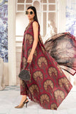 3 Piece Unstitched Digital Printed Lawn Suit with Printed Voil Dupatta MB444