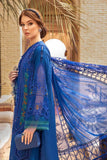 3 Piece Unstitched Heavy Embroidered Chickan Kari Pure Lawn Suit with Four Sided Embroidered Organza Dupatta MB2590