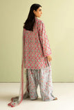 3 Piece Unstitched Digital Printed Lawn Suit with Fine Printed Lawn Dupatta CO494