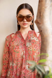 3 Piece Unstitched Embroidered Lawn Suit with Fine Printed Lawn Dupatta MB470
