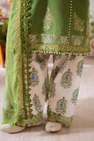 3 Piece Unstitched Heavy Embroidered Lawn Suit with Embroidered Plain Net Dupatta CO-514A