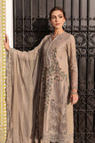 3 Piece Unstitched Heavy Embroidered Chickan Kari Lawn Suit with Heavy Embroidered Organza Dupatta MB2665