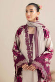 3 Piece Unstitched Embroidered Lawn Suit with Printed Lawn Dupatta AD476